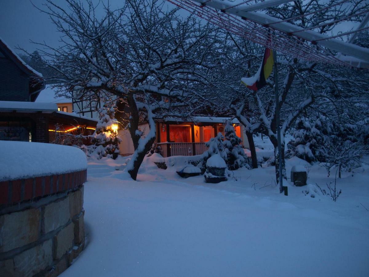 Ferienhaus Hagenwinkel Gernrode  エクステリア 写真